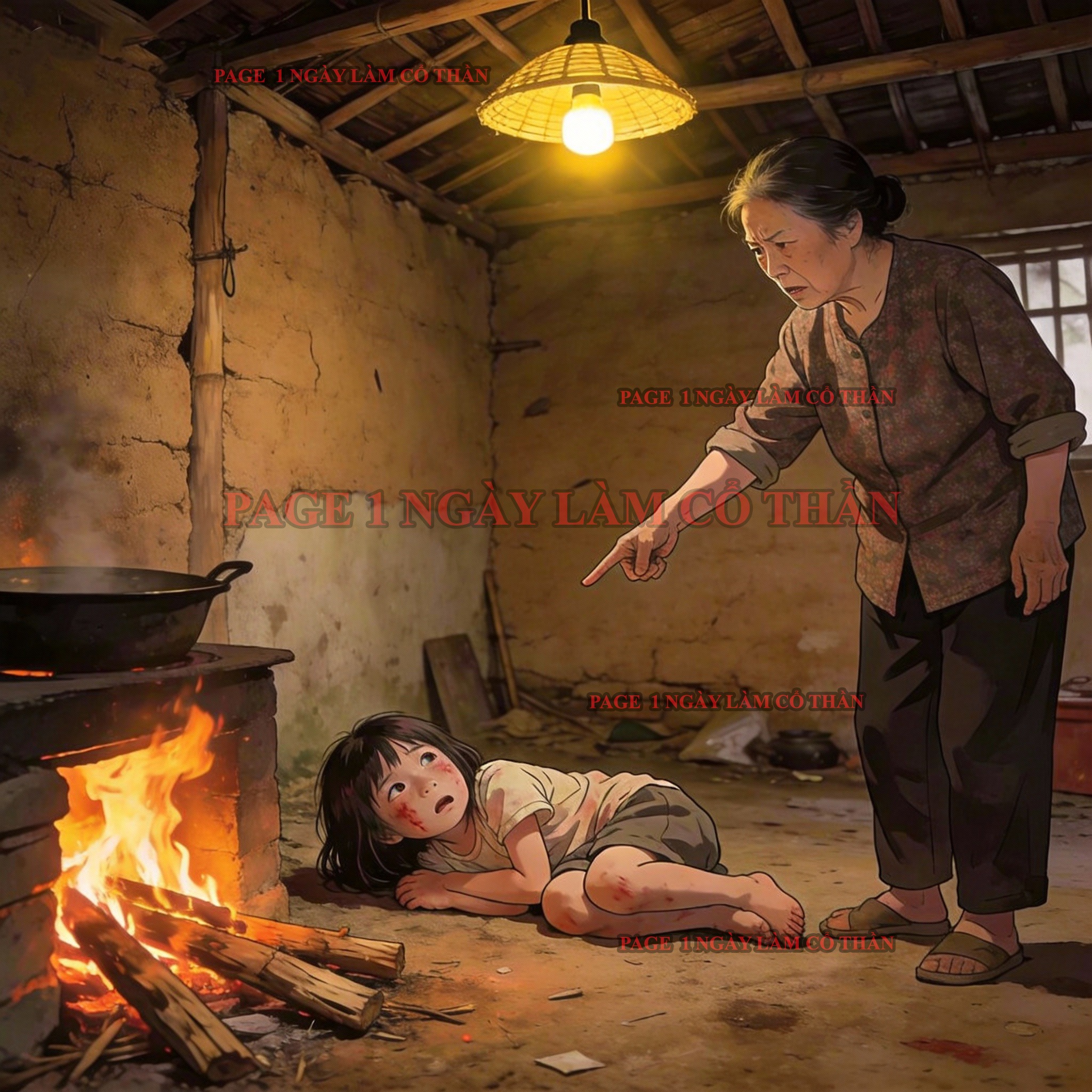 Cánh Cửa Bếp Đóng Lại