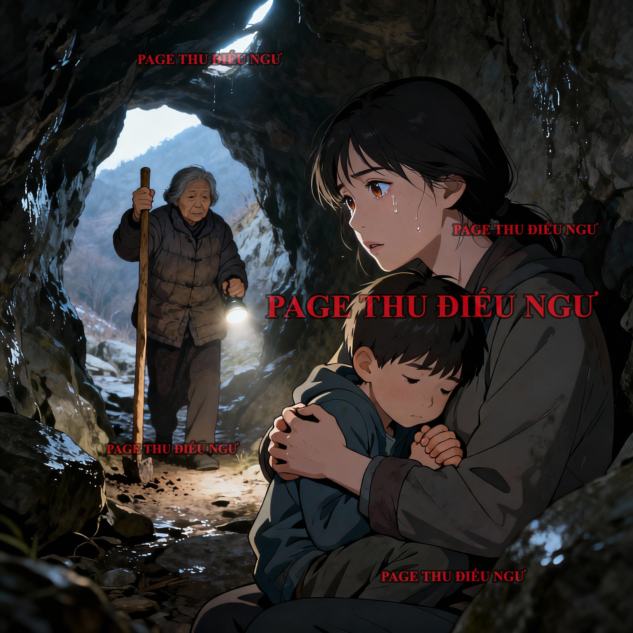 Dắt Con Trốn Khỏi Núi