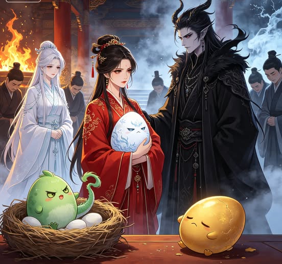 Sinh Ba Quả Trứng Xong, Ta Mang Con Về Dao Trì