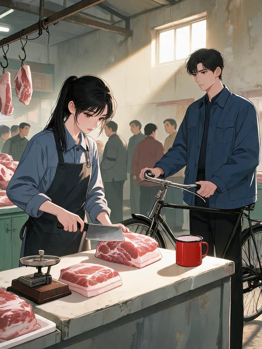Cô Gái Bên Bàn Thịt